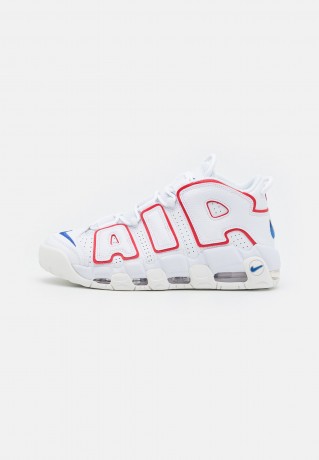 Nike Sportswear AIR MORE UPTEMPO 96 UNISEX Sneaker high white/game royal/university red/sail AIR MORE UPTEMPO 96 UNISEX Высокие кроссовки женские белый/игровой королевский/университетский красный/парус