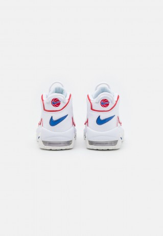 Nike Sportswear AIR MORE UPTEMPO 96 UNISEX Sneaker high white/game royal/university red/sail AIR MORE UPTEMPO 96 UNISEX Высокие кроссовки женские белый/игровой королевский/университетский красный/парус