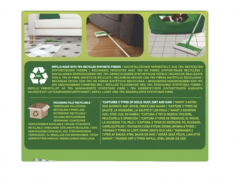 Swiffer dry 2packs x 36st (72stk), Сменные салфетки для швабры для сухой уборки полов, 36 штук х 2 упаковки