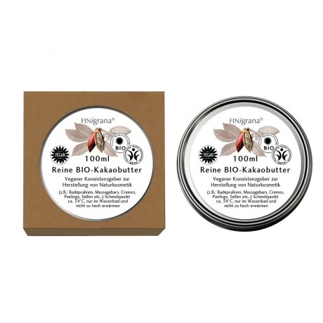 Finigrana reine Bio-Kakaobutter 100ml чистое органическое масло какао 100мл