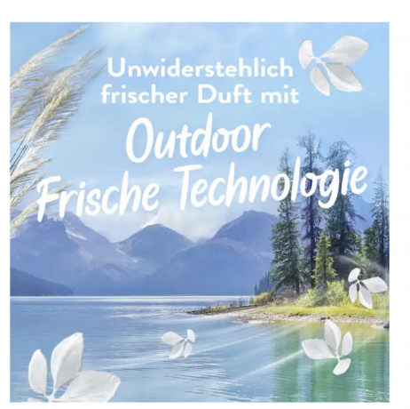 Lenor Weichspuler Konzentrat Luftfrisch Alpensee 50 WL, Кондиционер для стирки белья "Альпийская свежесть", 50 загрузок (700мл)