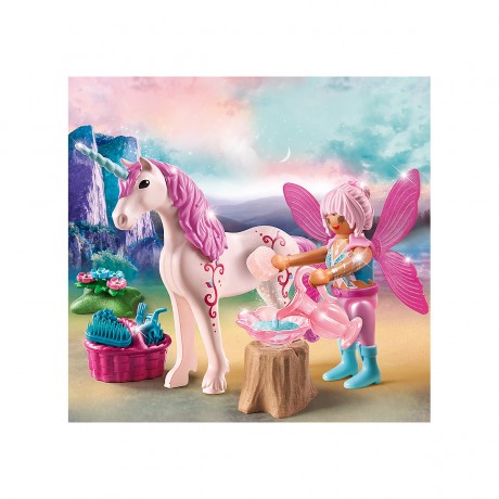 PLAYMOBIL PLAYMOBIL 70658 Einhorn mit Pflege-Fee PLAYMOBIL 70658 единорог с феей заботы
