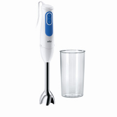 Braun Braun Stabmixer MQ3000, MQ3000 Multiquick 3 Smoothie+ Stabmixer EasyClick 700 Watt weiss/blau  Ручной блендер Braun MQ3000, MQ3000 Multiquick 3 Smoothie+ Ручной блендер EasyClick 700 Вт, белый/синий