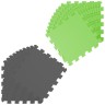 LittleTom Puzzlematte Uni Grau Hellgrun 20 Teile Коврик-пазл Uni Grey Light Green 20 штук