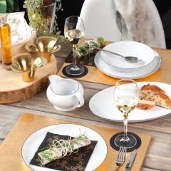 Seltmann Weiden Seltmann Weiden Lido Black Line Platte oval 35x24 cm Seltmann Weiden Lido Black Line овальная тарелка 35x24 см