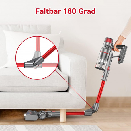 aonus aonus Akku-Hand-und Stielstaubsauger, Beutellos, 500W 33KPa Staubsauger Kabellos Starke Saugsleistung 60Min, 2500mAh Беспроводной ручной пылесос aonus, без мешка, пылесос мощностью 500 Вт, 33 кПа, беспроводной, сильная мощность всасывания 60 минут,