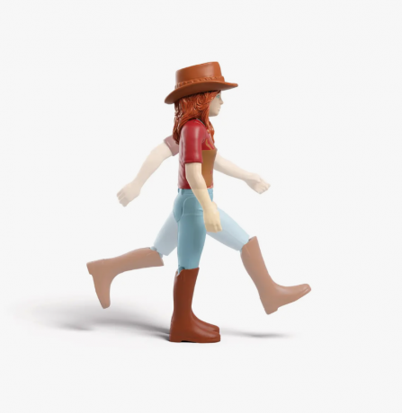 Schleich 42775 Horse Club Hannah's Western Abenteuer, Игровой набор "Западное родео Ханны", лошадь с наездницей, препятствия, фигурки, аксессуары, от 5 лет, Германия