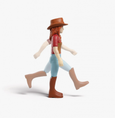 Schleich 42775 Horse Club Hannah's Western Abenteuer, Игровой набор "Западное родео Ханны", лошадь с наездницей, препятствия, фигурки, аксессуары, от 5 лет, Германия
