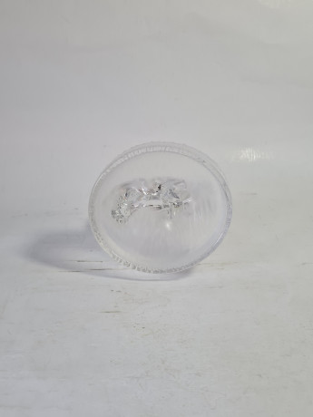 Фигурка хрустальная винтажная "Лошадь с жеребенком" Royal Cryestal Rock RCR, 11 x 12 см, Германия, 1960-70гг.