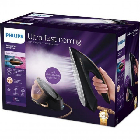 Philips Philips Dampfbugeleisen Dampfbugelstation mit Wassertank Dampfbugeleisen Philips GC875580 2500 Паровой утюг Philips паровой утюг с резервуаром для воды Philips GC875580 2500