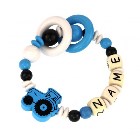 elefantasie Greifling Traktor personalisiert mit Namen Игрушечный трактор-клатч персонализированный с именем