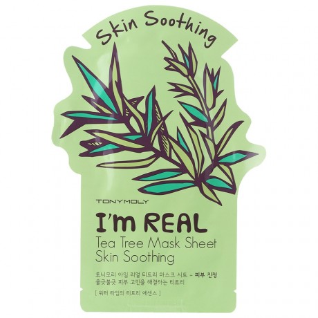 Tonymoly (Тони моли) I_m Real Teatree Sheet-Mask Maske Masken, 1 шт.