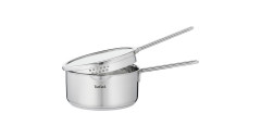 Tefal Tefal Stielkasserolle Nordica, O 16cm, Topf edelstahl, mit Glas-Siebdeckel edelstahl Кастрюля Tefal Nordica, O 16см, кастрюля из нержавеющей стали, со стеклянной крышкой-ситом