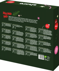 share Teilen macht gluecklich Adventskalender 2026, 24 vegane Bio-Snacks in Originalgroesse, 1794 g, share Адвент-календарь 2026 с полноразмерными органическими веганскими снеками, 24 сюрприза, 1794 г