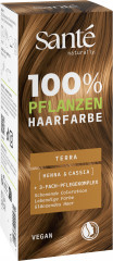 SANTE 100% Pflanzenhaarfarbe mit 3-Fach Pflegekomplex TERRA 04, 100 g, Санте Растительная краска для волос Terra 04 с тройным ухаживающим комплексом, 100 г