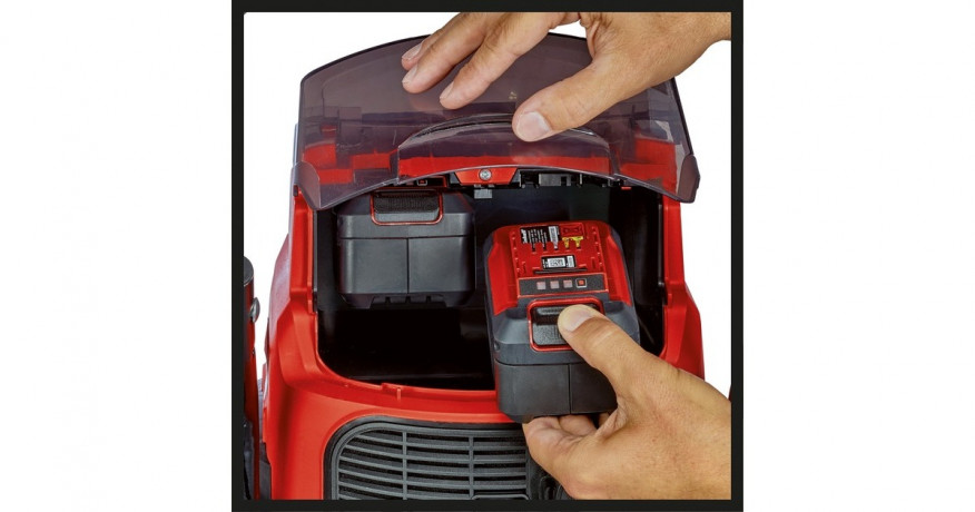 Einhell Einhell Akku-Nass-/Trockensauger TE-VC 36/25 Li S-Solo (2x 18Volt) rot/edelstahl, ohne Akku und Ladegerat rot/edelstahl Беспроводной пылесос Einhell для влажной/сухой уборки TE-VC 36/25 Li S-Solo (2x 18 Вольт) красный/нержавеющая сталь, без аккум