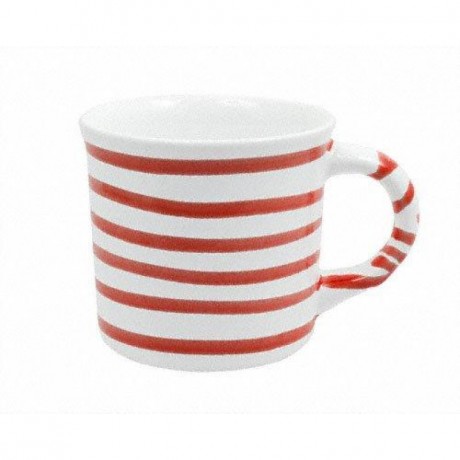 Gmundner Keramik Gmundner Keramik Rotgeflammt Kaffeehaferl glatt 0,24 L / h: 7,8 cm Керамическая кружка Gmundner с красным пламенем, гладкая, 0,24 л / высота: 7,8 см