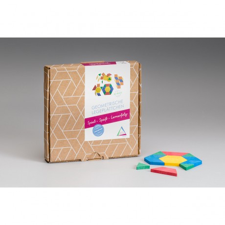 Wissner aktiv lernen Geometrische Legeplattchen Pattern Blocks (40 Teile) Блоки с геометрическим узором (40 штук)