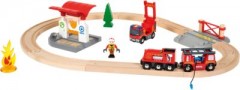 BRIO Bahn Feuerwehr Set Железнодорожный пожарный комплект
