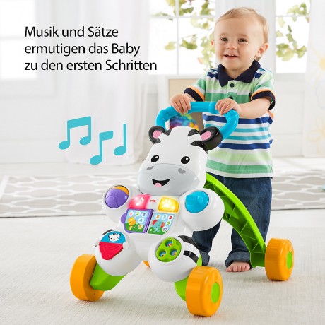Mattel Fisher-Price Lern mit mir Zebra-Lauflernwagen Ходунки Fisher-Price «Учись со мной в форме зебры»