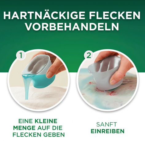 Ariel Vollwaschmittel Flussig Frische Baumwollblute 20WL, Гель для стирки универсальный с ароматом свежести, 20 загрузок (900мл)