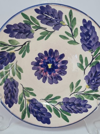 Samos Тарелка фарфоровая с синими цветами, 18 см, Германия, 1950-60гг.