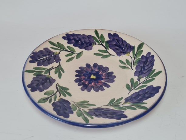 Samos Тарелка фарфоровая с синими цветами, 18 см, Германия, 1950-60гг.