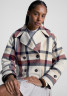 Tommy Hilfiger CHECK PEACOAT Summer jacket ecru CHECK PEACOAT Летняя куртка экрю