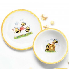 Seltmann Weiden Seltmann Weiden Compact Kindersets Kindersatz Fleissige Bienen 3-tlg. Seltmann Weiden Компактные детские наборы детский набор трудолюбивые пчелы 3-предм.