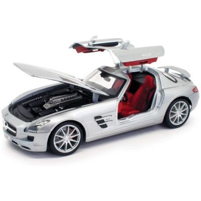 Maisto Modellauto Mercedes SLS AMG (silber Модель автомобиля Mercedes SLS AMG (серебристый