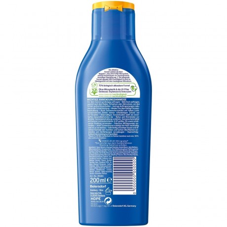 Nivea Schutz und Pflege Sonnenmilch Солнцезащитное молочко для защиты и ухода