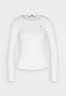 Tommy Hilfiger SLIM Long sleeved top ecru SLIM Топ с длинными рукавами экрю