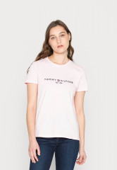Tommy Hilfiger REGULAR TEE  Print T-shirt pastel pink REGULAR TEE Футболка с принтом пастельно-розовый