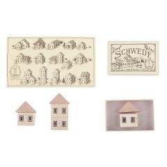 SINASPIELZEUG Holzspielzeug Holzbaukasten in der Zundholzschachtel ?Kleiner Schwede? Деревянные игрушки Деревянный конструктор в спичечном коробке «Шведка»?