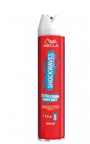 SHOCKWAVES Ultra strong Power Hold 5stk, Лак для волос  250 мл х 5 штук