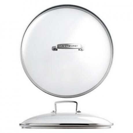 Le Creuset Le Creuset 'Zubehor Aluminium-Antihaft-Pfannen' Glasdeckel fur Aluminium-Antihaft Pfanne 28 cm Le Creuset "Аксессуары для алюминиевых сковород с антипригарным покрытием" Стеклянная крышка для алюминиевой сковороды с антипригарным покрытием 28 с
