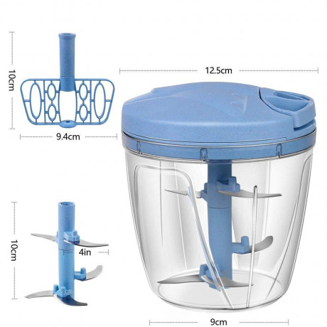 FeelGlad FeelGlad Stabmixer Zwiebel Zerkleinerer Manuell, 1000ml  Ручной блендер FeelGlad, измельчитель лука ручной, 1000мл