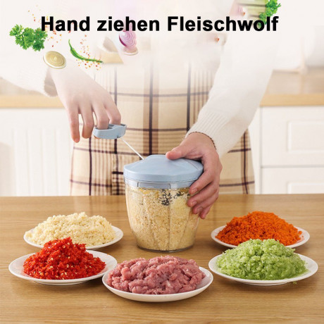 FeelGlad FeelGlad Stabmixer Zwiebel Zerkleinerer Manuell, 1000ml  Ручной блендер FeelGlad, измельчитель лука ручной, 1000мл