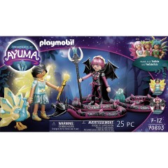 PLAYMOBIL Adventures of Ayuma 2er Set: 70805 Trainingscamp + 70803 Crystal Fairy und Bat Fairy mit Seelentieren Приключения Аюмы Набор из 2 предметов: 70805 Тренировочный лагерь + 70803 Хрустальная фея и Фея летучих мышей с животными-призраками