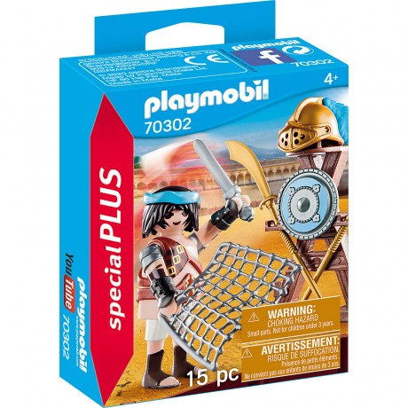 PLAYMOBIL PLAYMOBIL 70302 Gladiator mit Waffenstander PLAYMOBIL 70302 Гладиатор с подставкой для оружия