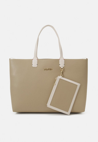 Tommy Hilfiger ICONIC TOTE SET Tote bag beige ICONIC TOTE SET Сумка-тоут бежевый