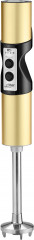 ritter ritter Akku-Stabmixer stilo 7 Plus Trendfarbe Gold, 120 W, mit 4 Aufsatzen aus Edelstahl sowie 2 Mixbechern  Аккумуляторный ручной блендер Ritter stilo 7 Plus модного золотого цвета, 120 Вт, с 4 насадками из нержавеющей стали и 2 чашками для смешив