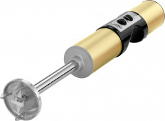ritter ritter Akku-Stabmixer stilo 7 Plus Trendfarbe Gold, 120 W, mit 4 Aufsatzen aus Edelstahl sowie 2 Mixbechern  Аккумуляторный ручной блендер Ritter stilo 7 Plus модного золотого цвета, 120 Вт, с 4 насадками из нержавеющей стали и 2 чашками для смешив