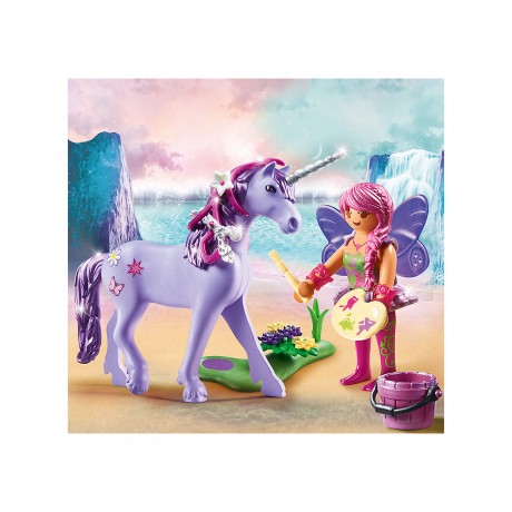PLAYMOBIL PLAYMOBIL 70657 Einhorn mit Schmuck-Fee PLAYMOBIL 70657 единорог с феей украшений