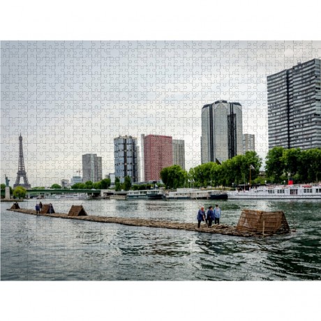 CALVENDO Puzzle CALVENDO Puzzle Ufer der Seine Пазл CALVENDO Puzzle Берега Сены