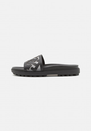 Tommy Hilfiger ELEVATED FLAT  Mules black ПОВЫШЕННАЯ КВАРТИРА Мюли черный