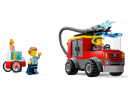 Lego Feuerwehrstation und Loschauto Пожарная часть и пожарная машина