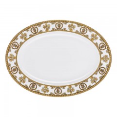 Rosenthal meets Versace Rosenthal Versace I love Baroque - Bianco Platte 34x24,5 cm Rosenthal Versace I love Baroque - Тарелка Bianco 34x24,5 см