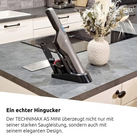 TechniSat TechniSat Akku-Hand-und Stielstaubsauger TECHNIMAX AS MINI Akku-Handstaubsauger Bis zu 30 min, 100 W, Standfuss mit Ladefunktion Беспроводной ручной пылесос TechniSat Беспроводной ручной пылесос TECHNIMAX AS MINI До 30 мин, 100 Вт, подставка с