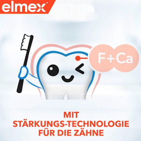 elmex Zahnpasta Kinder 2-6 Jahren, 50 ml Детская зубная паста для 2-6 лет с комплексом Neo-Aminex для защиты от кариеса, 50 мл